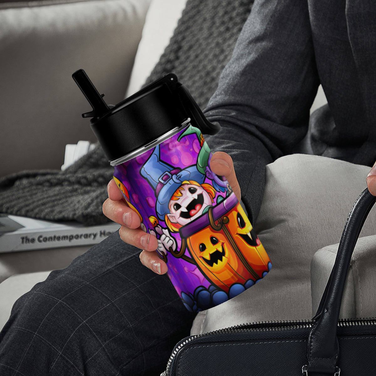 Pumpkins & Scarecrows 12oz Tumbler - Kim’s Signature Beauty & Accessories    