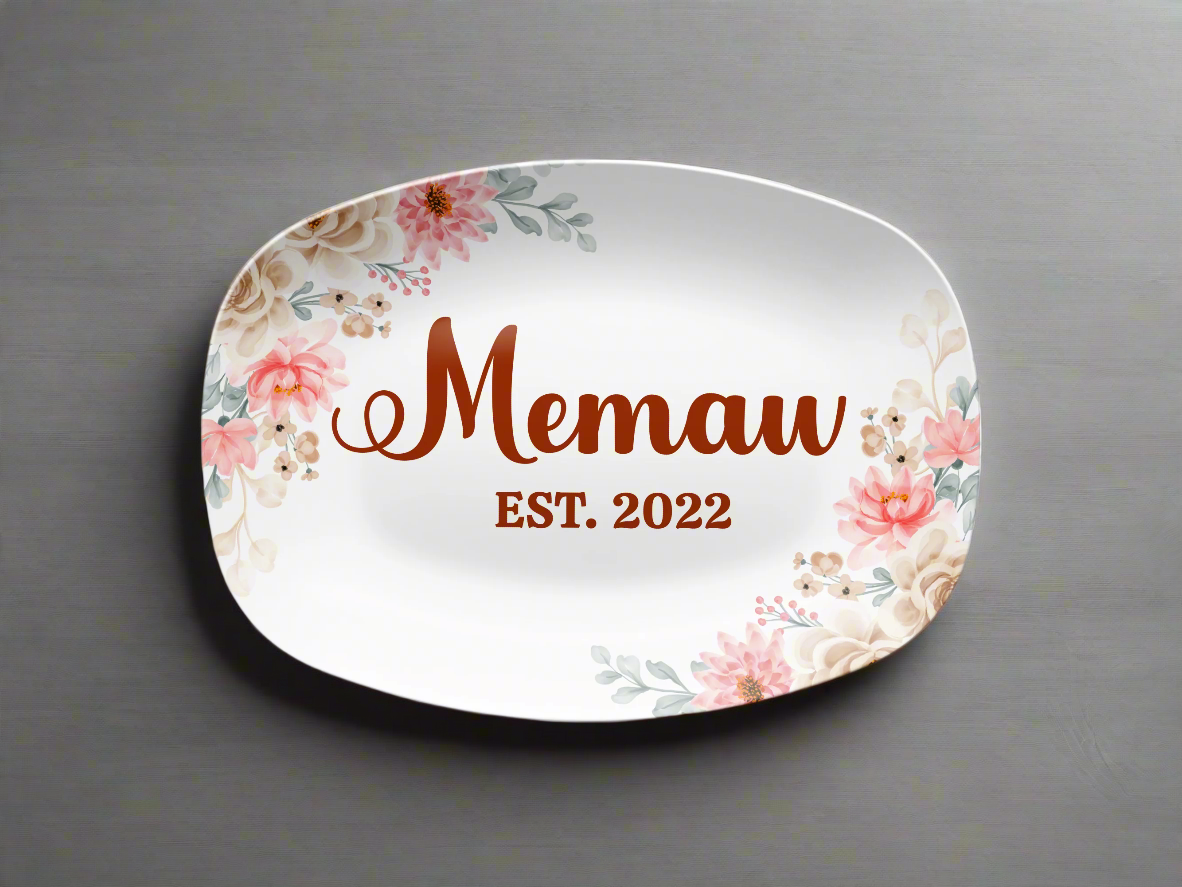 Mom & Grandmother's Platter (Choose Name) - Kim’s Signature Beauty & Accessories    (Store description)