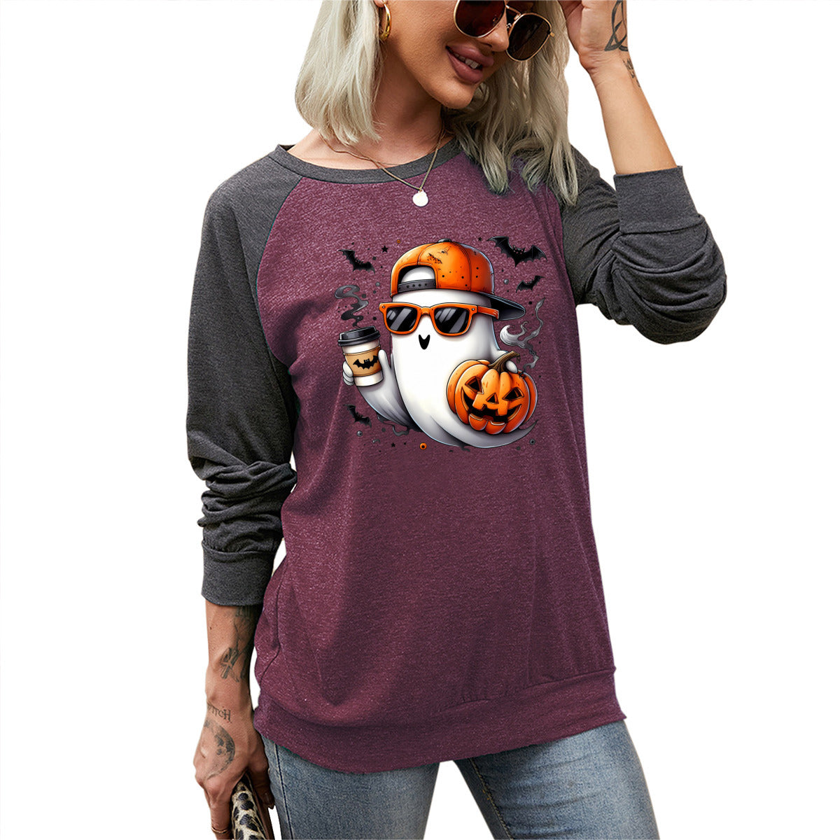 Dude Ghost long Sleeve Tee - Kim’s Signature Beauty & Accessories    