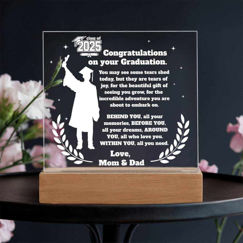 Class of 2025 Keepsake – LED Plaque for Son - Kim’s Signature Beauty & Accessories    (Store description)