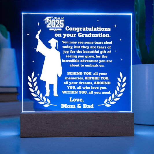 Class of 2025 Keepsake – LED Plaque for Son - Kim’s Signature Beauty & Accessories    (Store description)