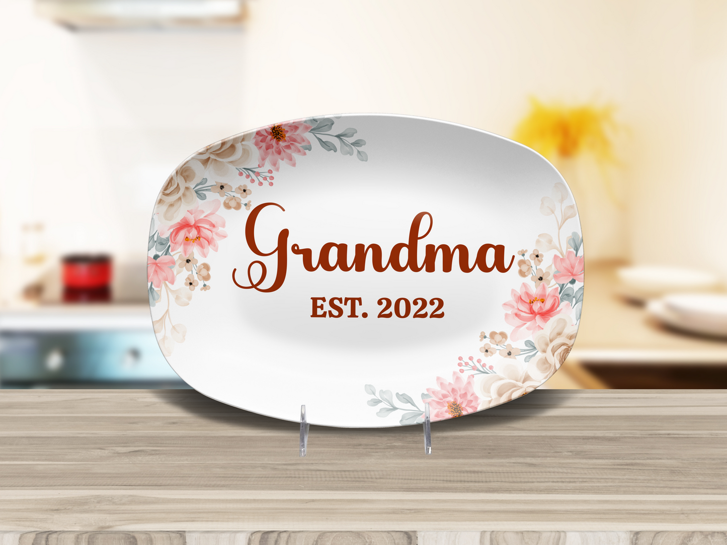 Mom & Grandmother's Platter (Choose Name) - Kim’s Signature Beauty & Accessories    (Store description)