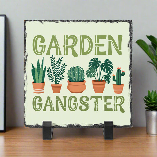 Garden Gangster Succulent Plant Plaque - Kim’s Signature Beauty & Accessories    (Store description)