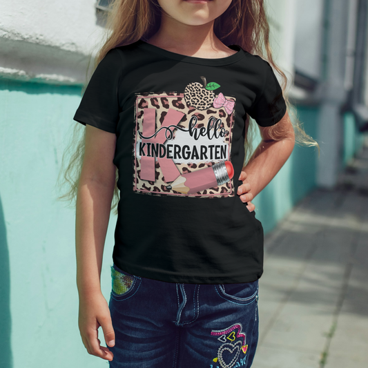 Hello Kindergarten Tee – First Day of School Shirt for Kids - Kim’s Signature Beauty & Accessories    (Store description)