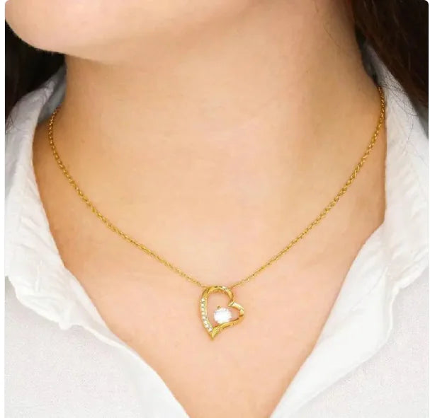 Pure Hearts Message Card Necklace - Kim’s Signature Beauty & Accessories    (Store description)