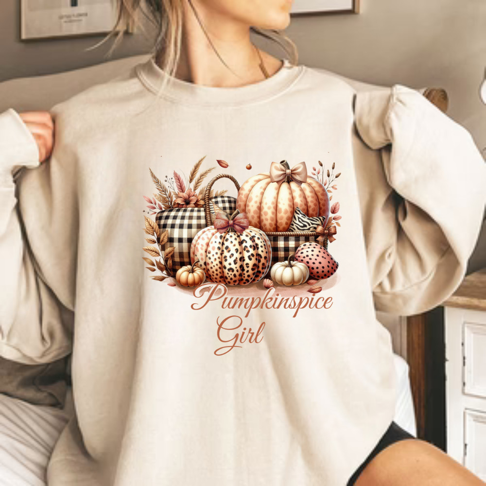 Pumpkin Spice Girl Tee or Sweatshirt - Kim’s Signature Beauty & Accessories    (Store description)