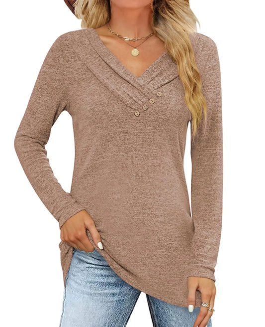 Women's Fall Long Sleeve Tunic - Kim’s Signature Beauty & Accessories    