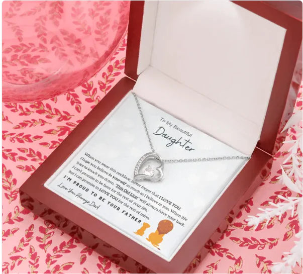 Pure Hearts Message Card Necklace - Kim’s Signature Beauty & Accessories    (Store description)