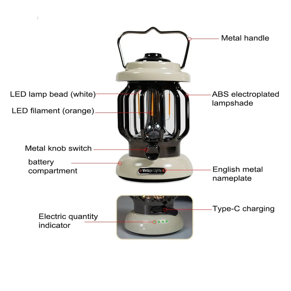 Camping LED Lantern - Kim’s Signature Beauty & Accessories    (Store description)