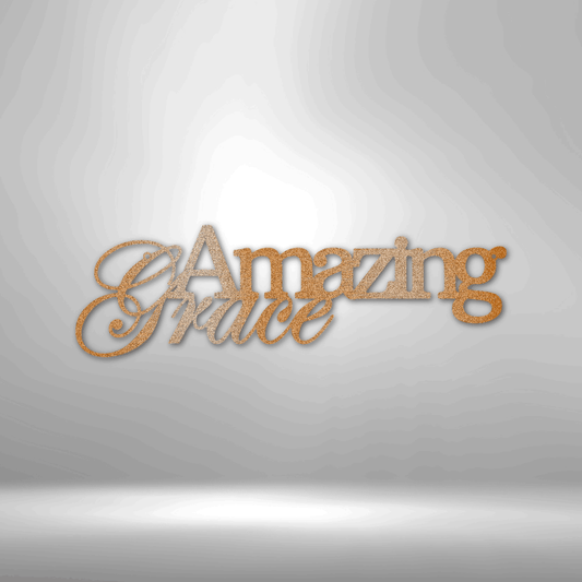 Amazing Grace - Steel Sign - Kim’s Signature Beauty & Accessories    