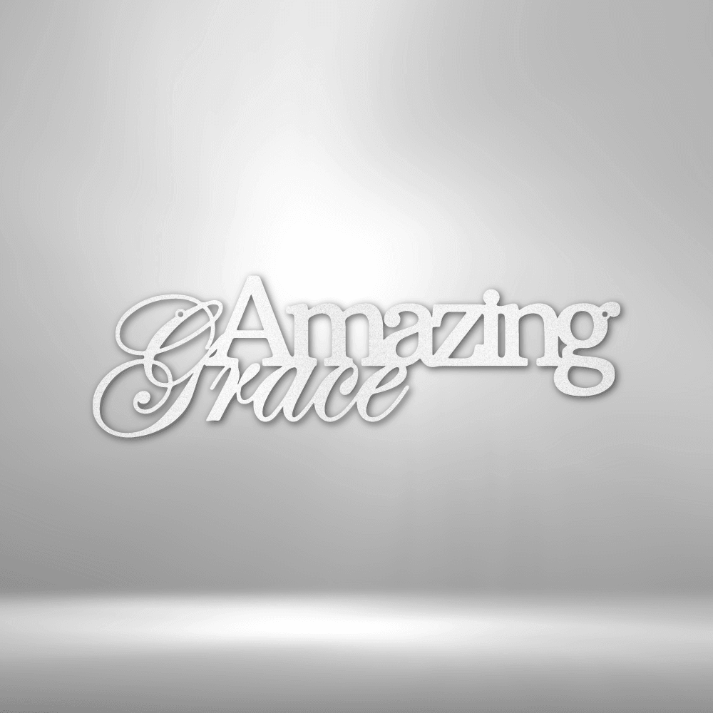 Amazing Grace - Steel Sign - Kim’s Signature Beauty & Accessories    