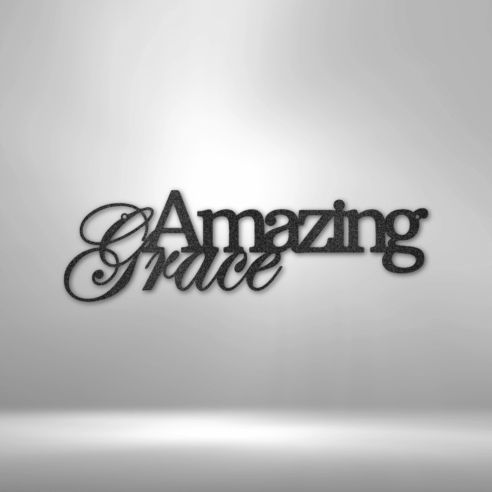 Amazing Grace - Steel Sign - Kim’s Signature Beauty & Accessories    
