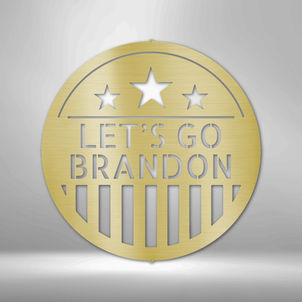 America Plaque Monogram - Steel Sign - Kim’s Signature Beauty & Accessories    