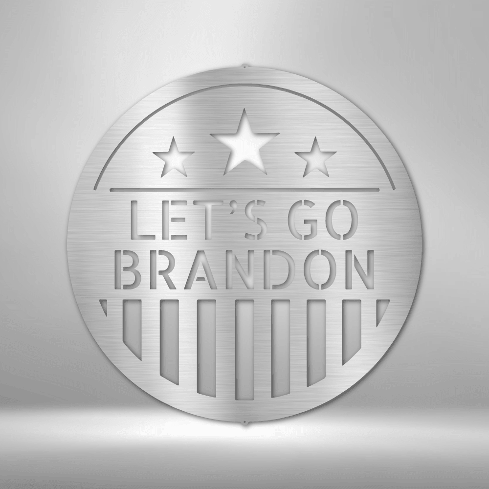 America Plaque Monogram - Steel Sign - Kim’s Signature Beauty & Accessories    