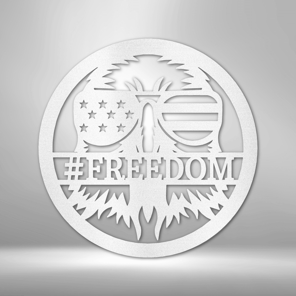 American Eagle Monogram - Steel Sign - Kim’s Signature Beauty & Accessories    