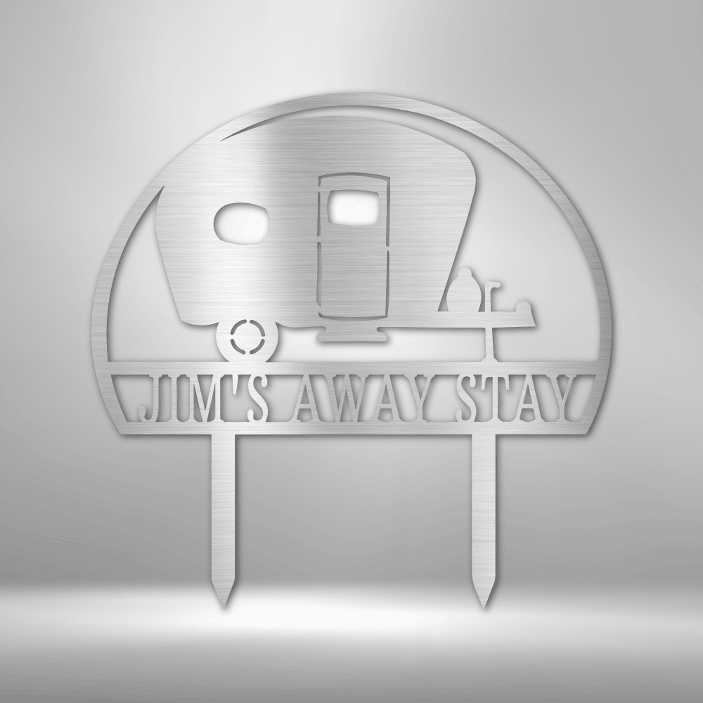 Camper Yard Monogram - Steel Sign - Kim’s Signature Beauty & Accessories    