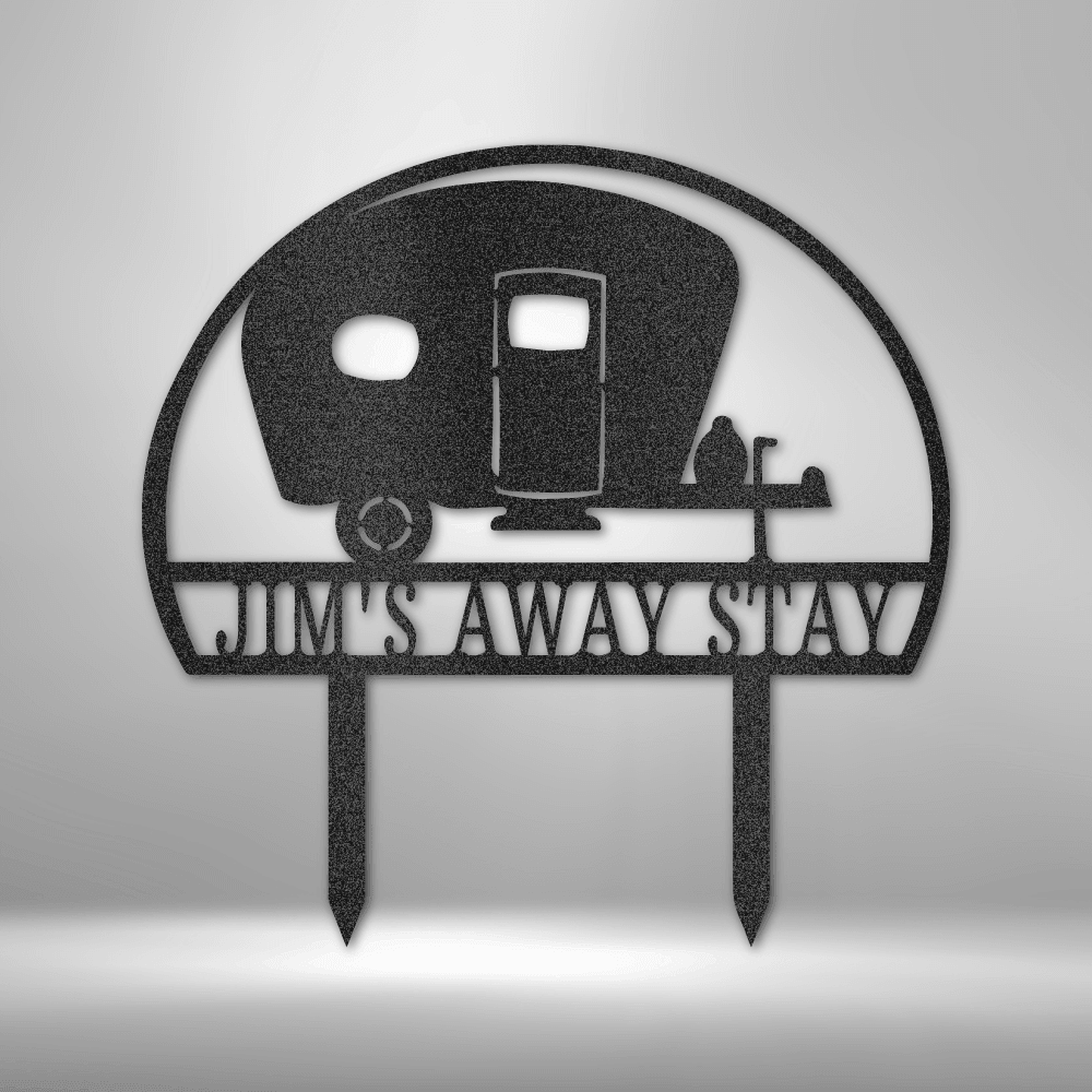 Camper Yard Monogram - Steel Sign - Kim’s Signature Beauty & Accessories    