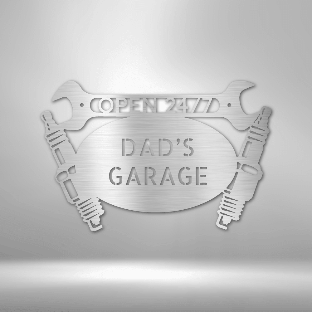 Car Garage Monogram - Steel Sign - Kim’s Signature Beauty & Accessories    