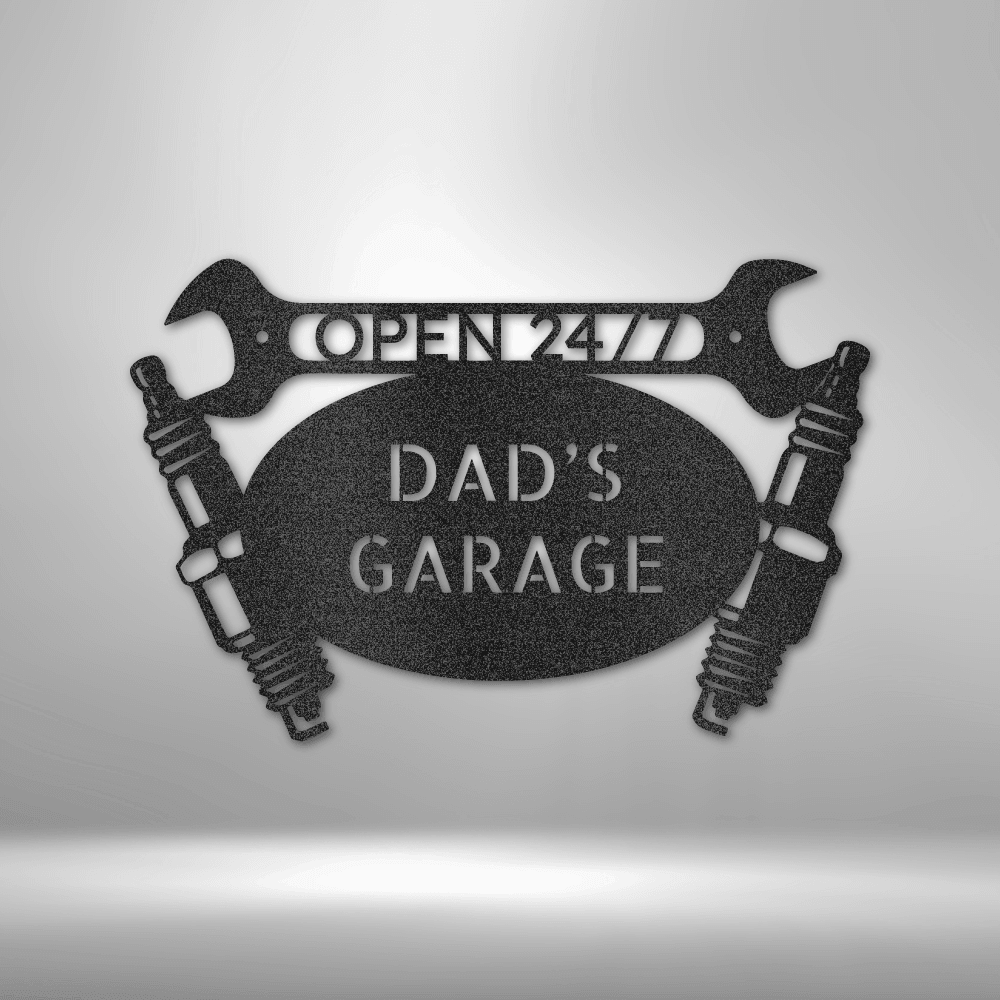 Car Garage Monogram - Steel Sign - Kim’s Signature Beauty & Accessories    