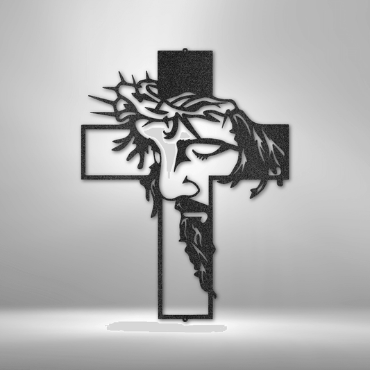 Christ Cross - Steel Sign - Kim’s Signature Beauty & Accessories    