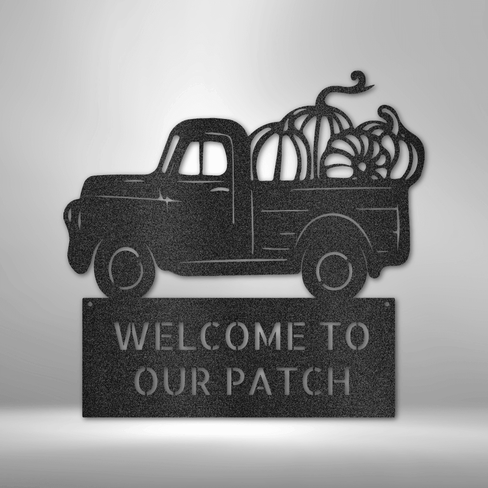 Country Truck Monogram - Steel Sign - Kim’s Signature Beauty & Accessories    