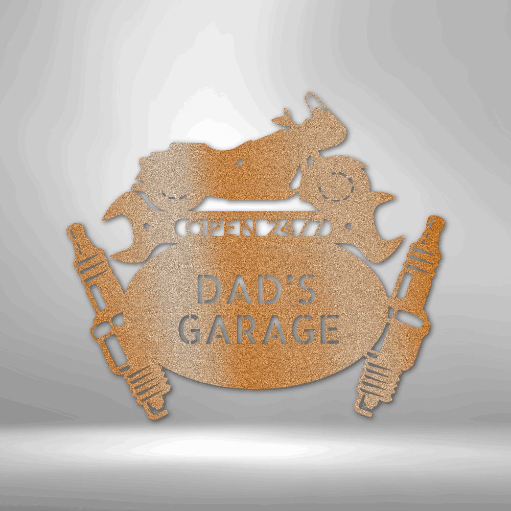 Cruiser Mechanic Monogram - Steel Sign - Kim’s Signature Beauty & Accessories    