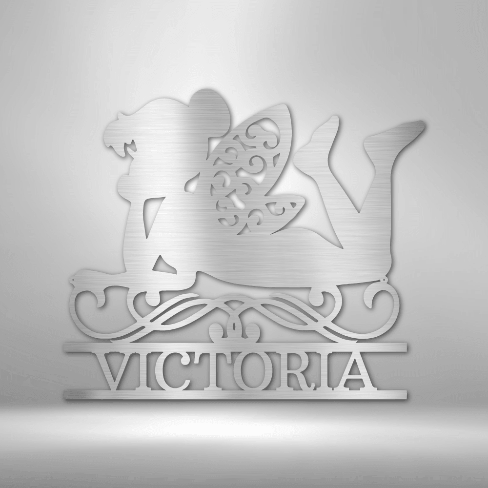 Fairy Monogram - Steel Sign - Kim’s Signature Beauty & Accessories    