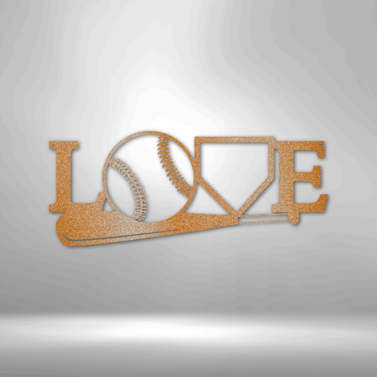 For The Love Of The Game - Metal Sign - Kim’s Signature Beauty & Accessories    