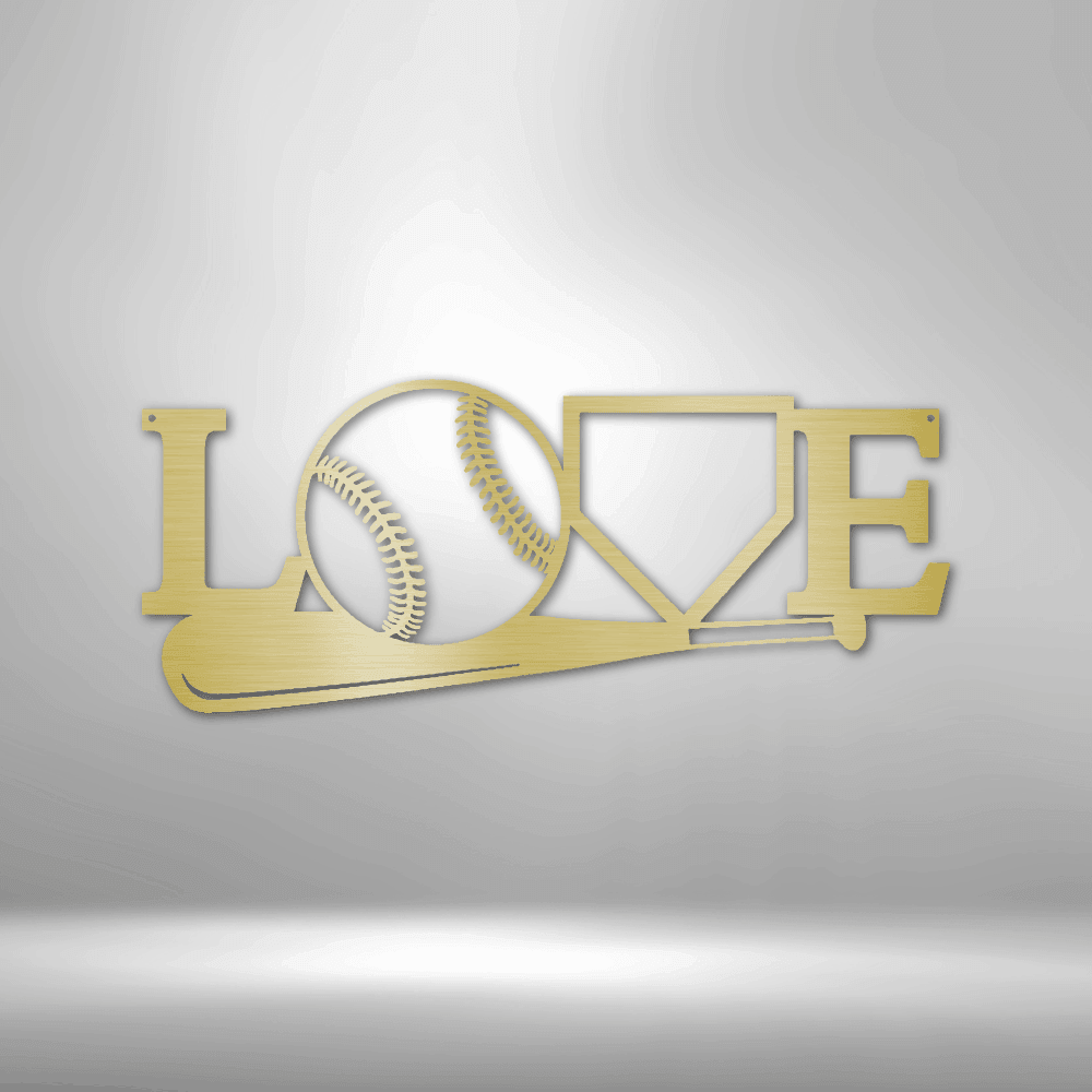 For The Love Of The Game - Metal Sign - Kim’s Signature Beauty & Accessories    