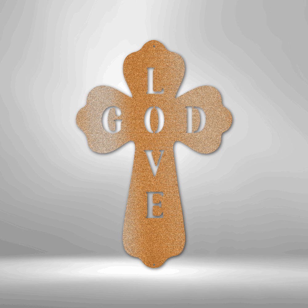 God Love - Steel Sign - Kim’s Signature Beauty & Accessories    