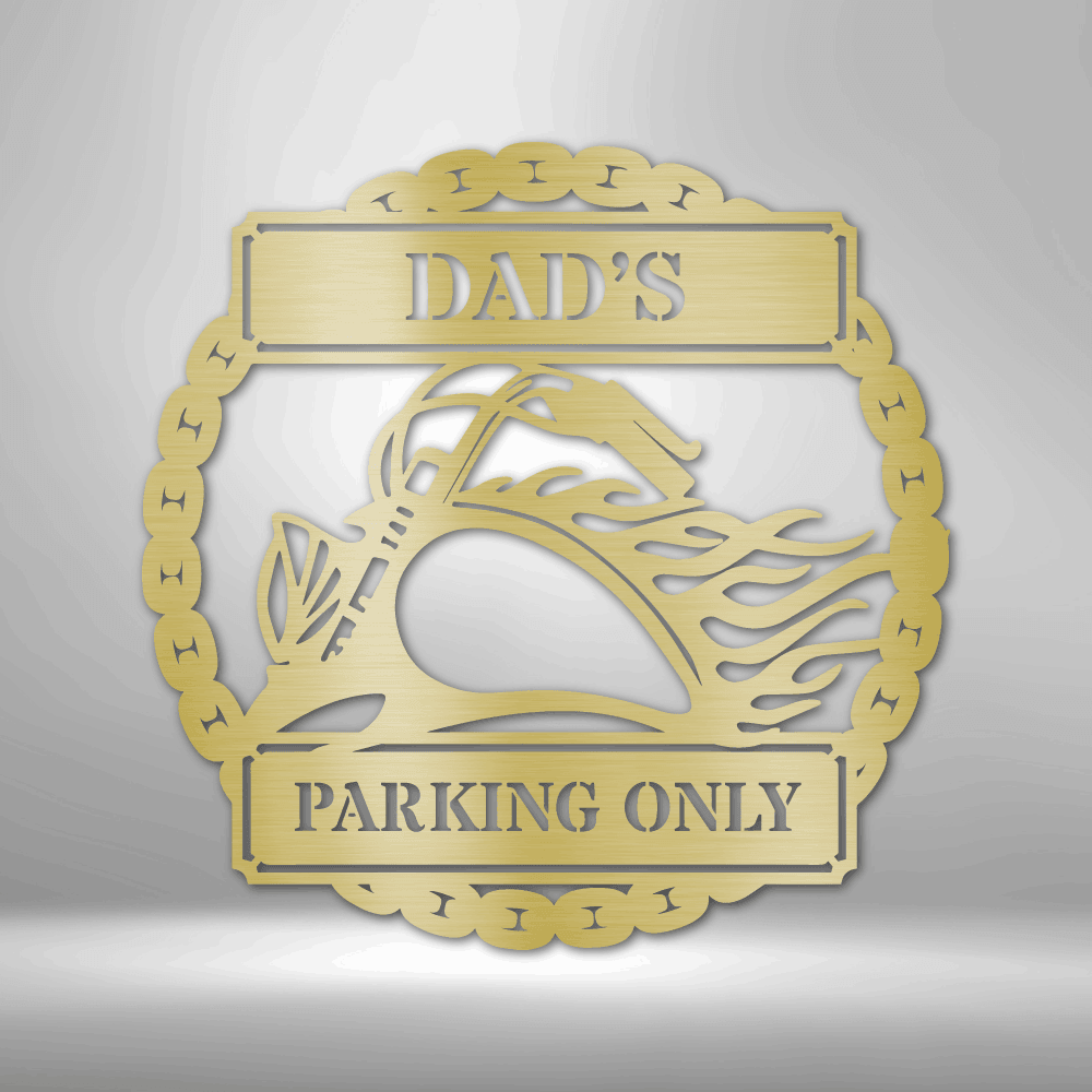 Hog Parking Plaque - Steel Sign - Kim’s Signature Beauty & Accessories    