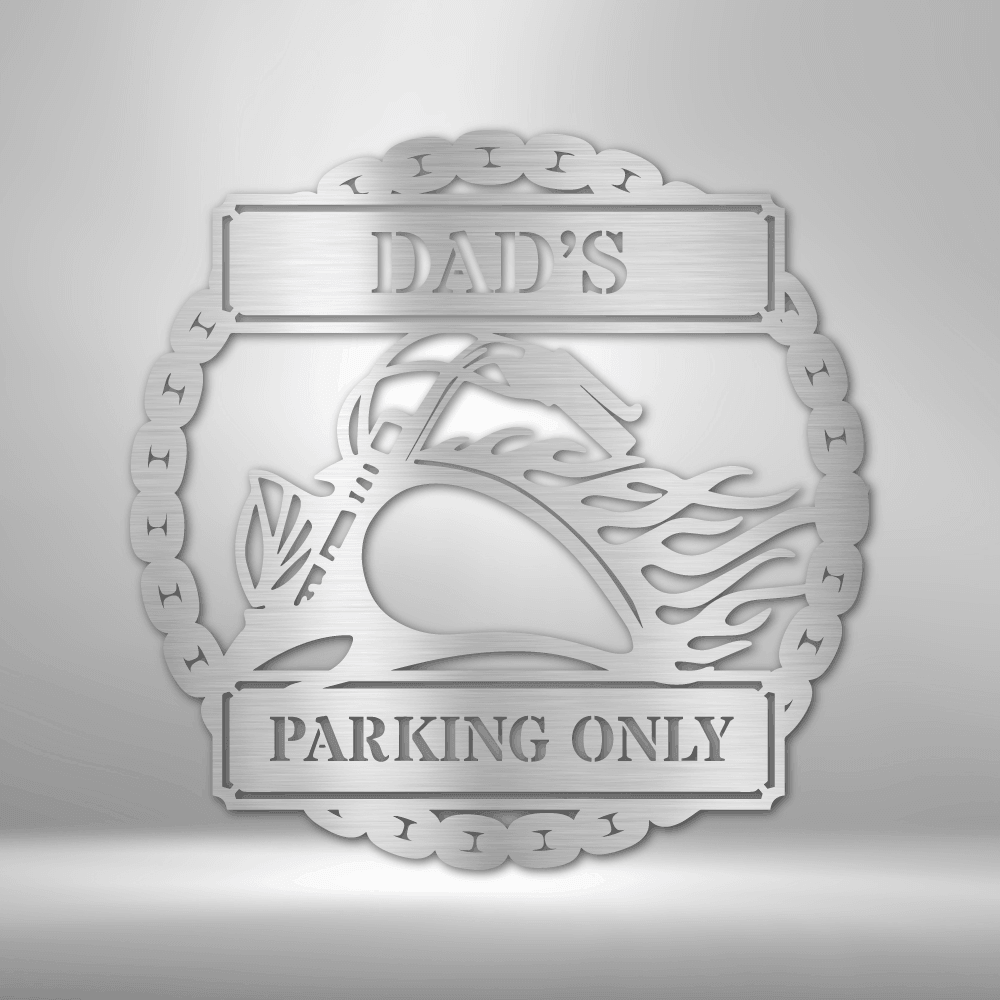 Hog Parking Plaque - Steel Sign - Kim’s Signature Beauty & Accessories    