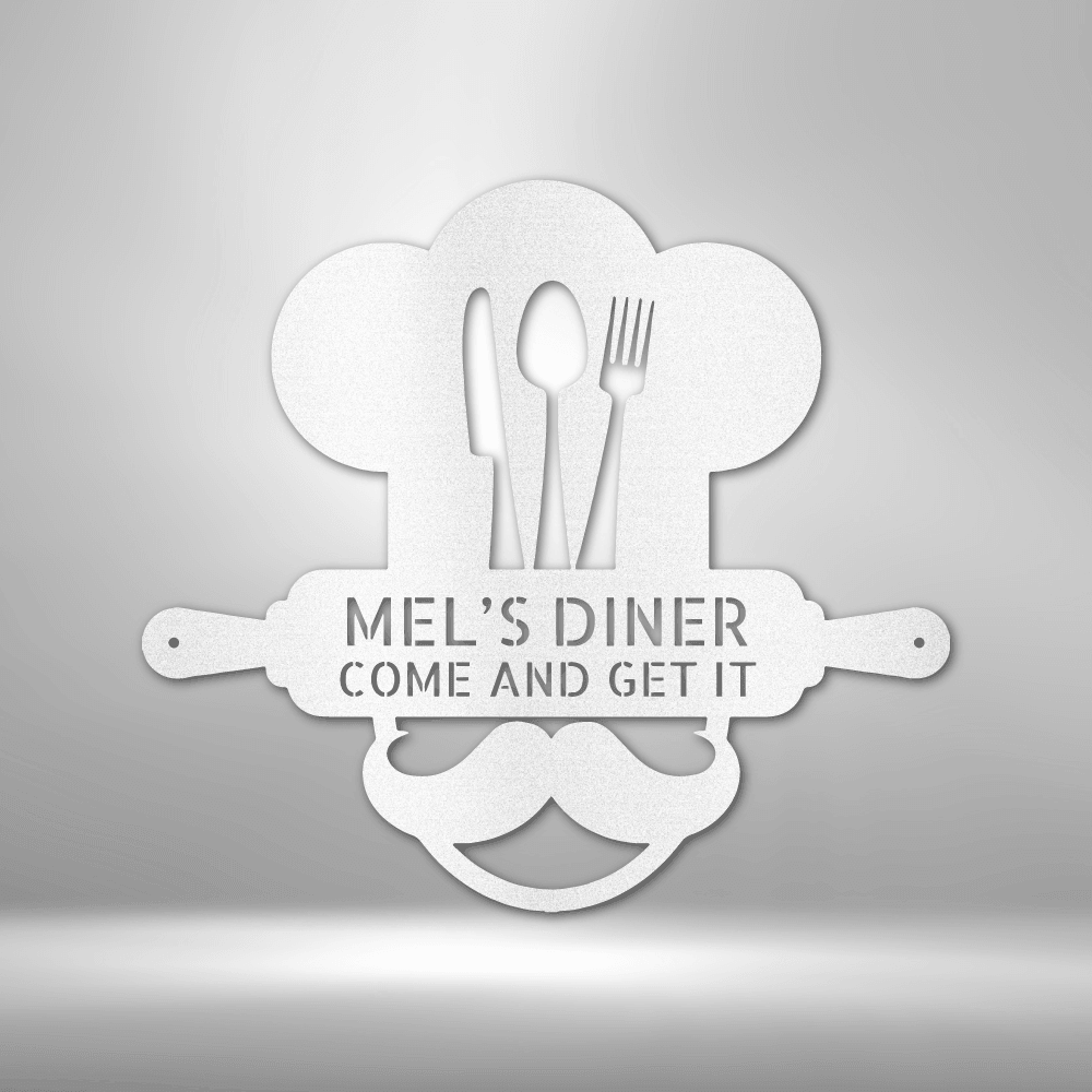 Home Chef Monogram - Steel Sign - Kim’s Signature Beauty & Accessories    