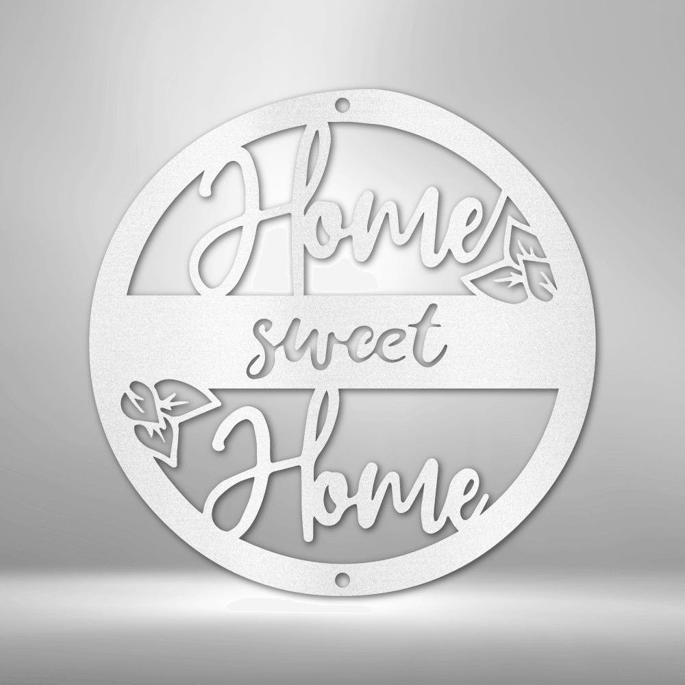 Home Sweet Home - Steel Wall Sign - Kim’s Signature Beauty & Accessories    