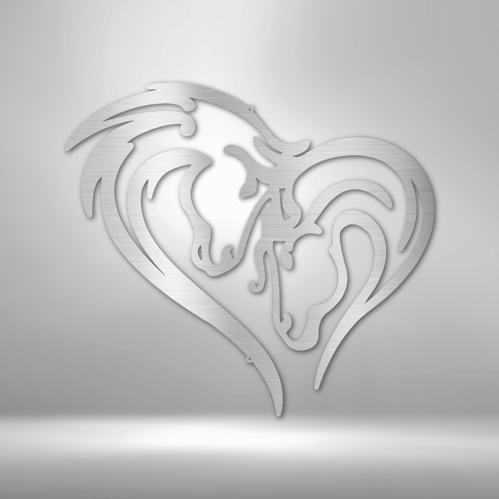 Horse Love - Steel Sign - Kim’s Signature Beauty & Accessories    