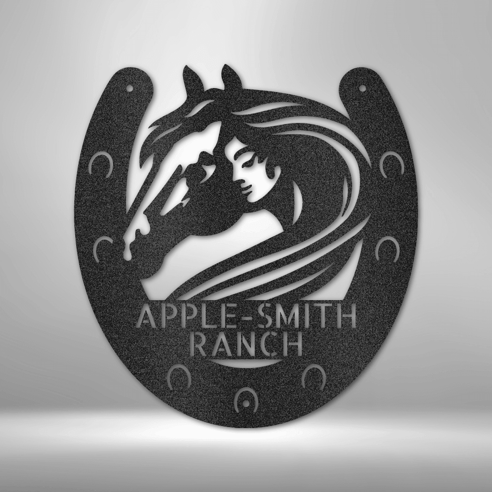 Horse Owner Monogram - Steel Sign - Kim’s Signature Beauty & Accessories    