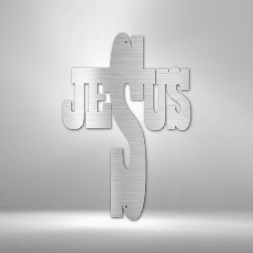 Inspirational Word Cross – Metal Home Accent - Kim’s Signature Beauty & Accessories    