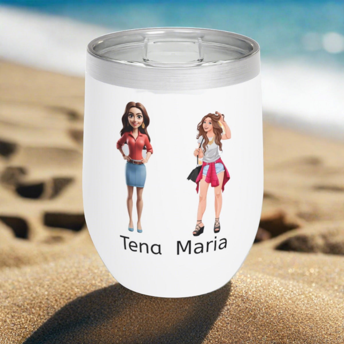 Like Mother Like Daughter | Double Sided |Wine tumbler - Kim’s Signature Beauty & Accessories    