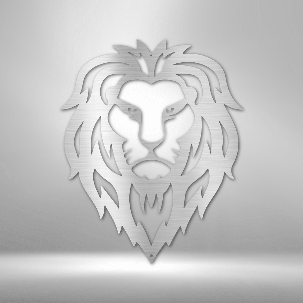 Lion Head - Steel Sign - Kim’s Signature Beauty & Accessories    