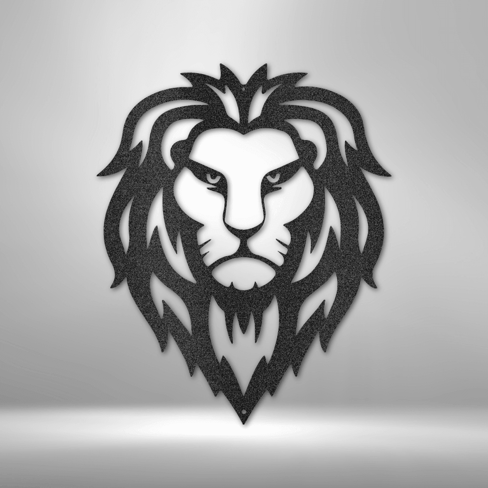 Lion Head - Steel Sign - Kim’s Signature Beauty & Accessories    