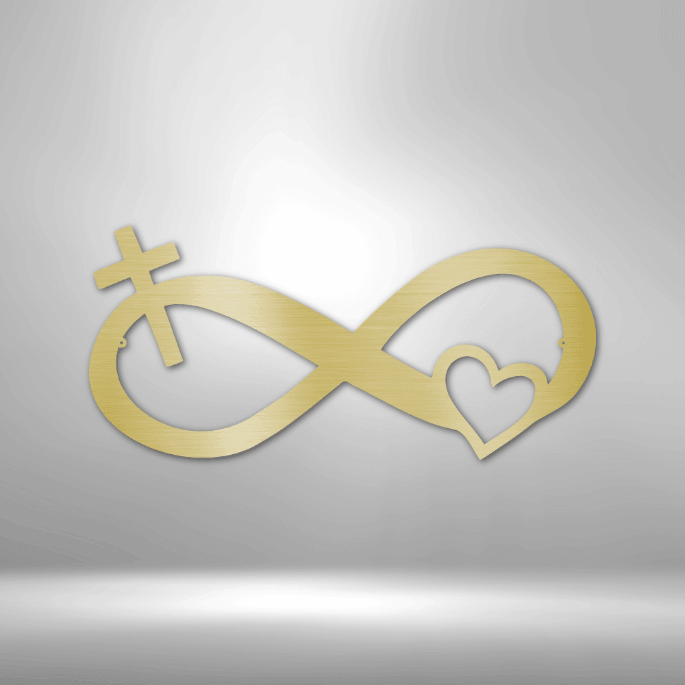Lords Infinite Love - Steel Sign - Kim’s Signature Beauty & Accessories    