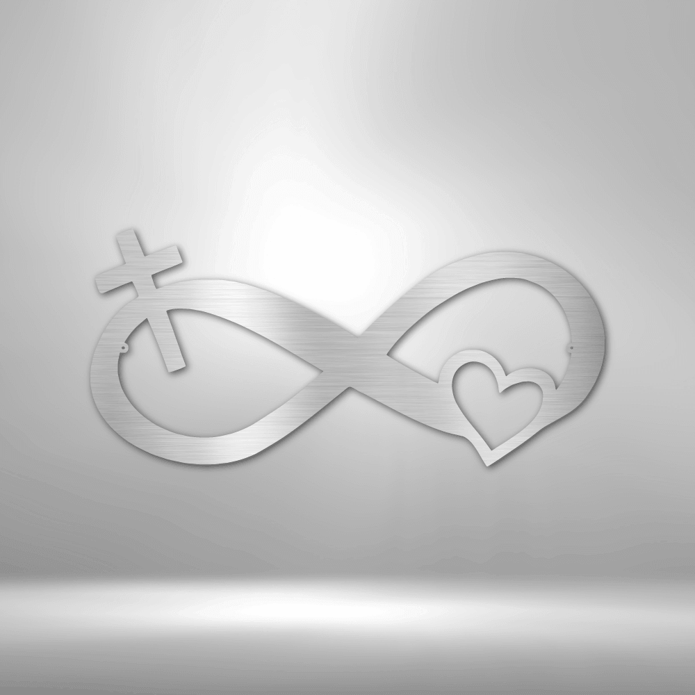 Lords Infinite Love - Steel Sign - Kim’s Signature Beauty & Accessories    