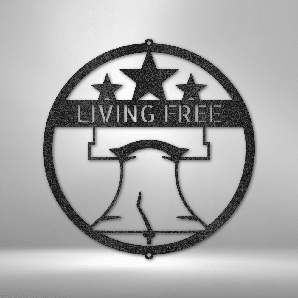 Liberty Bell Monogram - Steel Sign - Kim’s Signature Beauty & Accessories    (Store description)