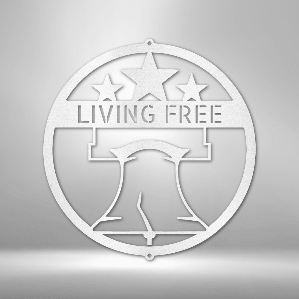 Liberty Bell Monogram - Steel Sign - Kim’s Signature Beauty & Accessories    (Store description)