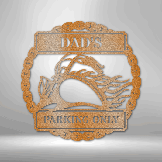 Hog Parking Plaque - Steel Sign - Kim’s Signature Beauty & Accessories    