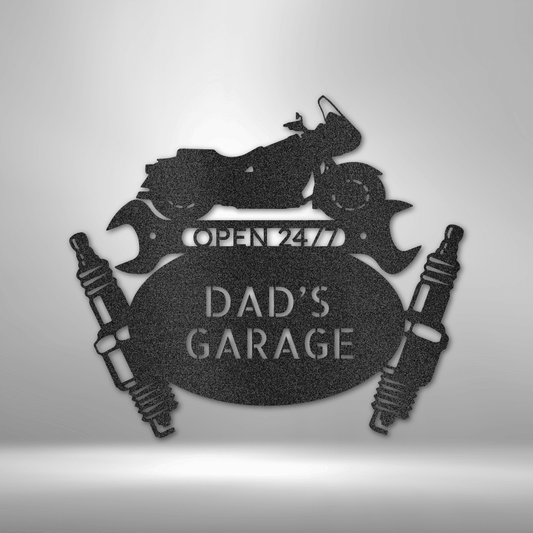 Cruiser Mechanic Monogram - Steel Sign - Kim’s Signature Beauty & Accessories    