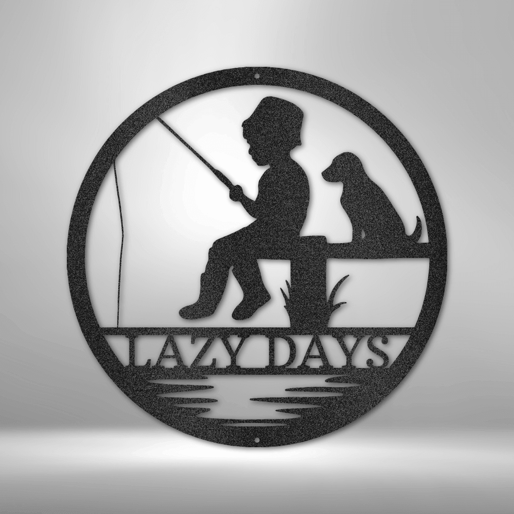 Little Fisher Monogram - Steel Sign - Kim’s Signature Beauty & Accessories    (Store description)