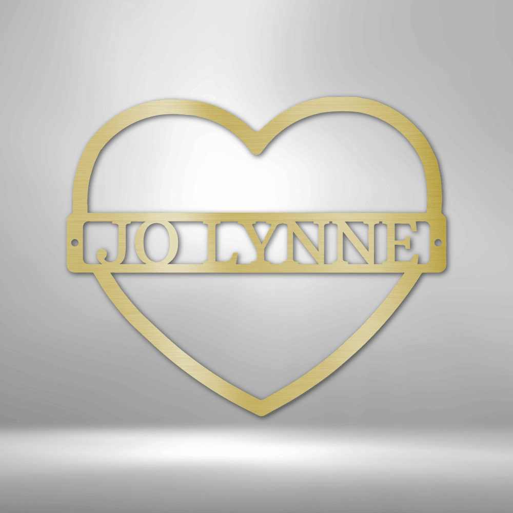 Mother's Love Monogram - Steel Sign - Kim’s Signature Beauty & Accessories    (Store description)