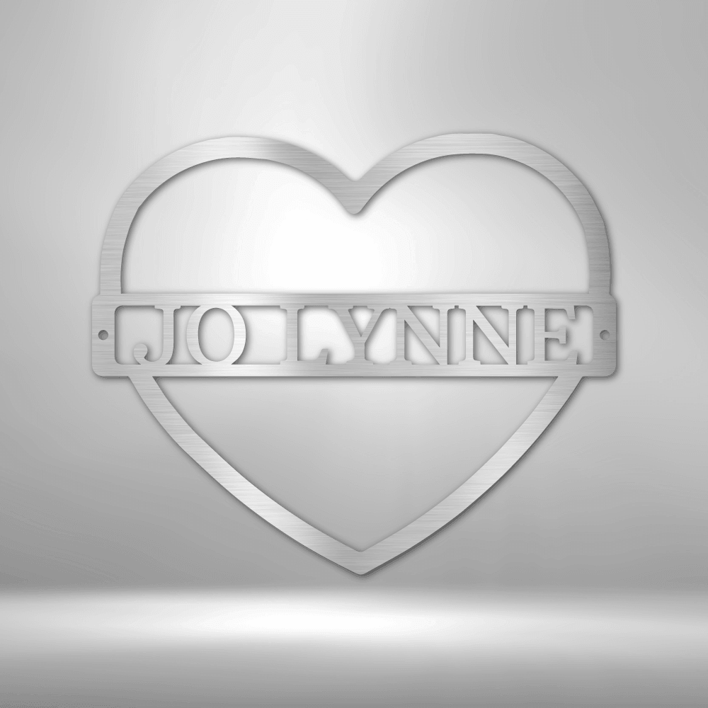 Mother's Love Monogram - Steel Sign - Kim’s Signature Beauty & Accessories    (Store description)