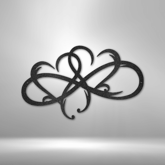 New Infinity Hearts - Steel Sign - Kim’s Signature Beauty & Accessories    